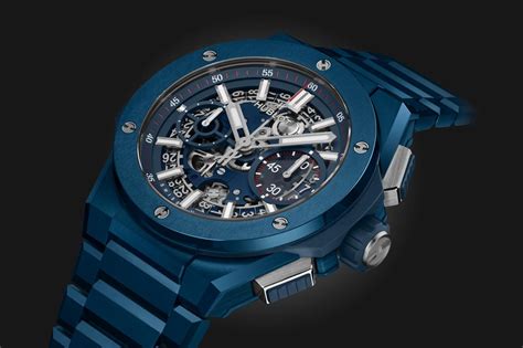 hublot navy blue|Big Bang Integrated Blue Ceramic 42 mm .